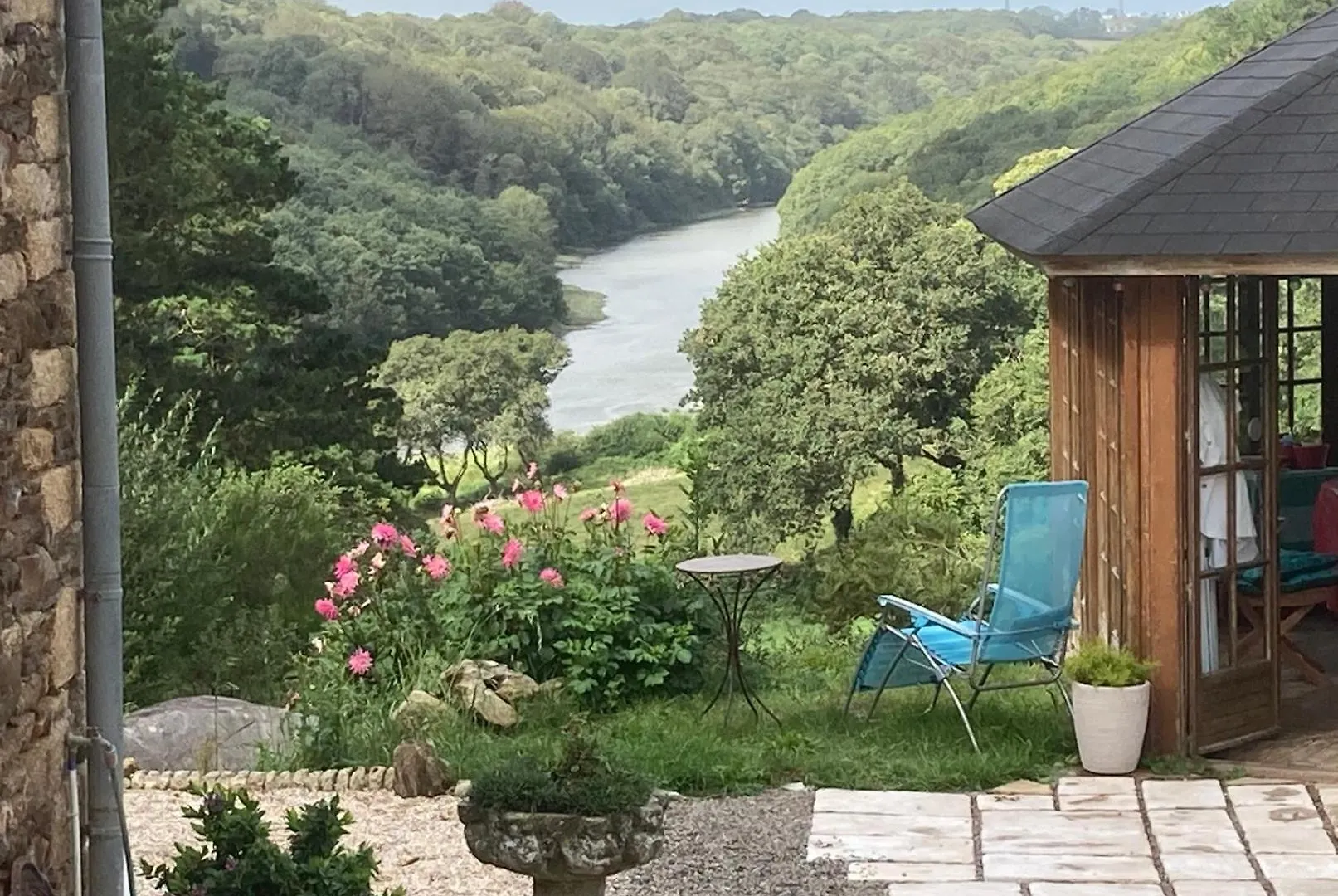 Appartement Moulin des Baleines de Kérandraon à Plouguerneau Séjour chez l'habitant